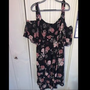 Torrid size 3 high low cold shoulder dress